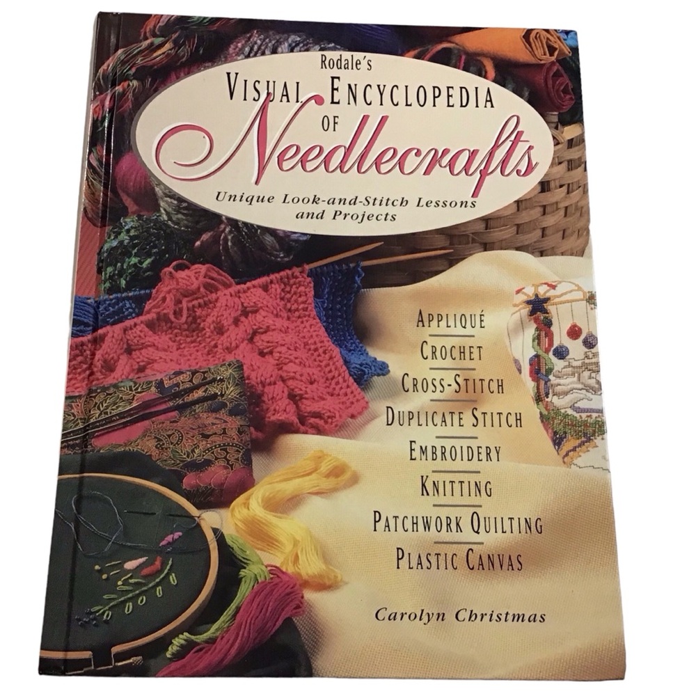 Rodales Needlecrafts Book Carolyn Christmas Crochet Knitting Embroidery Quilting